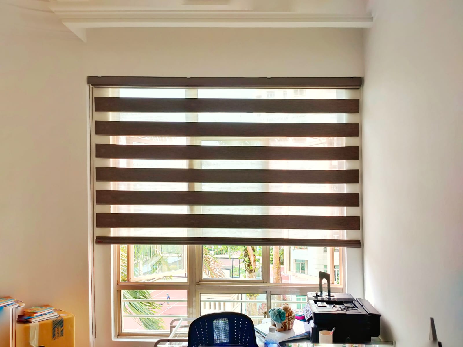 This is a Picture of Korean combi blinds installed at 61 Choa Chu Kang Loop, Singapore 689668